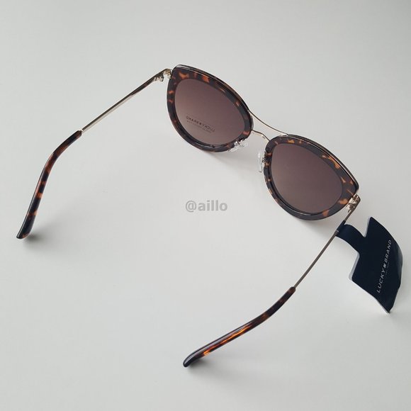 Lucky ? Brand LUNA TORTOISE Cat Eye Sunglasses main image 13